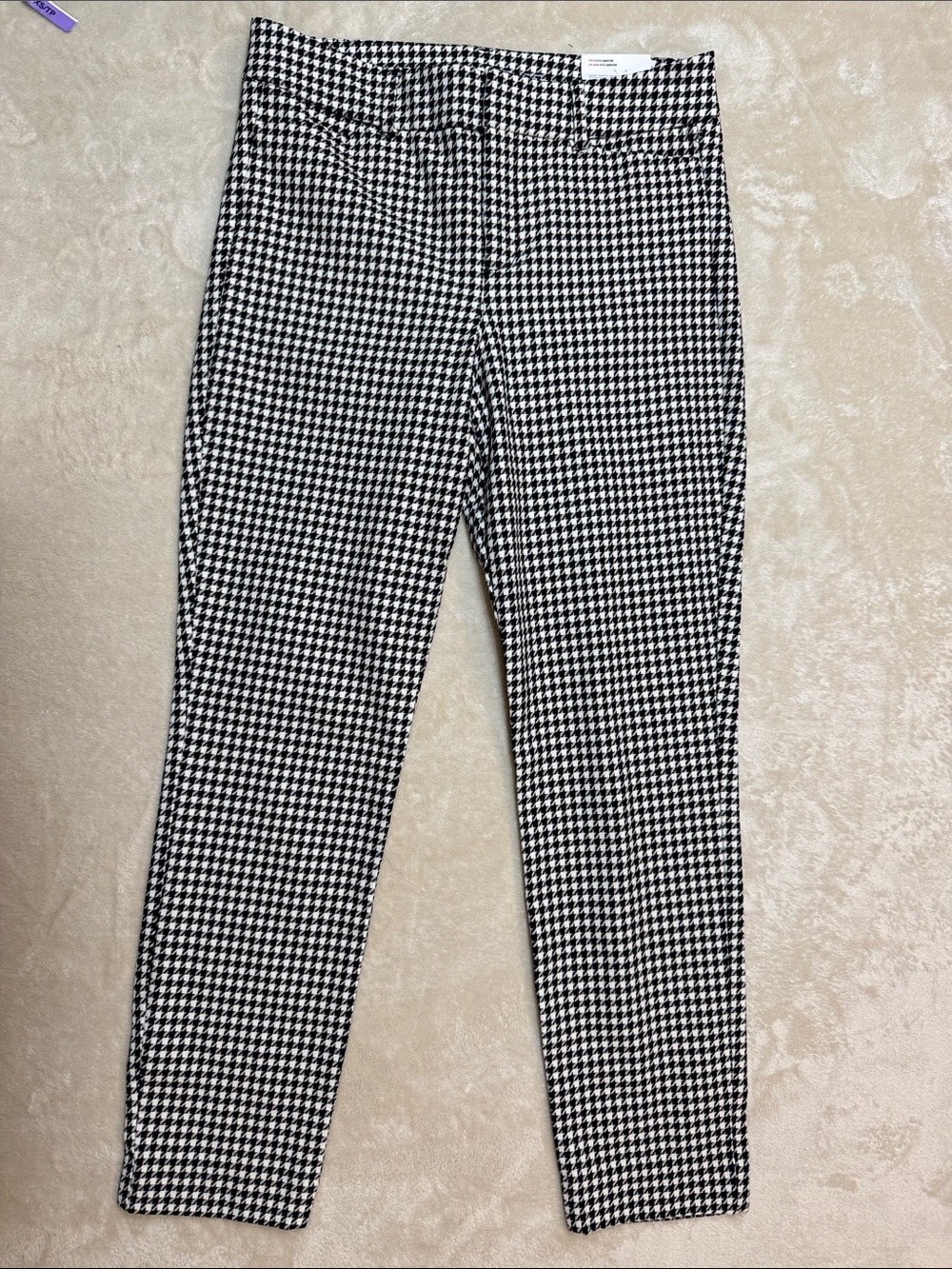 Old Navy Black & White Houndstooth Pants